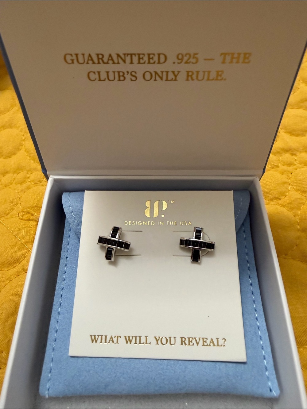 Bomb Party Sterling Club Earrings